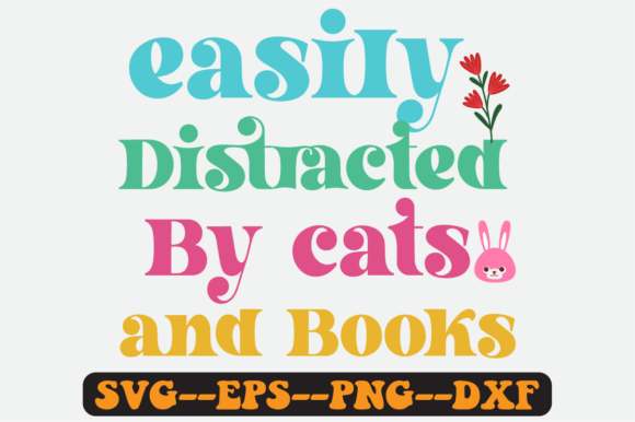 Distracted by Cats and Books Retro Svg: A Graphics & Crafts Review
