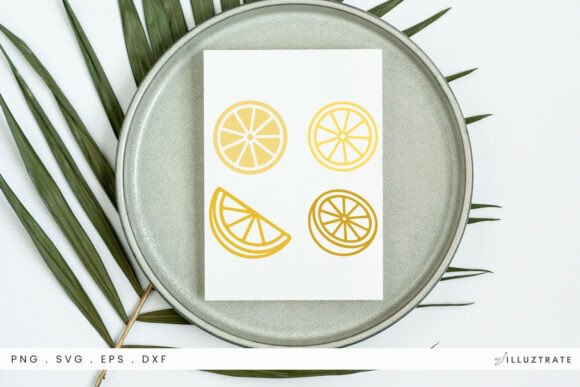 Lemon SVG Clipart: Fresh Graphics for Crafts and Branding
