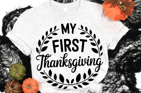My First Thanksgiving SVG Design: Graphics for Crafts