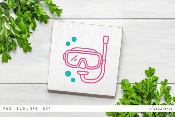 Snorkel SVG Clipart for Graphics and Crafts