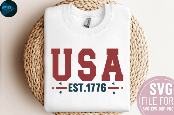 USA Est.1776 SVG Design for Graphics and Crafts